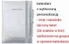 tłoczona na okładce personalizacja w kalendarzu dla nauczyciela na rok szkolny 2025/2026