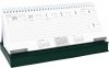 Kalendarz biurkowy z piórnikiem 2021 zielony