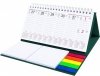 Kalendarz biurkowy z notesami i znacznikami MIDI TYGODNIOWY 2022 zielony