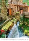 Kalendarz ścienny wieloplanszowy Romantic Corners 2025 - kwiecień 2025