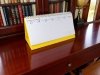 kalendarz do postawienia na biurko dla uczniów z miejscem na notatki na rok szkolny 2025-2026