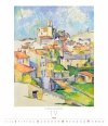 duży kalendarz wieloplanszowy 2026 - obraz Gardanne, Paul Cezanne