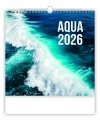 H32 Kalendarz ścienny wieloplanszowy Aqua 2026