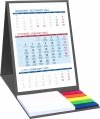 kalendarz biurkowy z notesem i znacznikami TOP 3-miesięczny na rok 2025