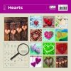 Kalendarz ścienny wieloplanszowy Hearts 2023 z naklejkami - tylna okładka