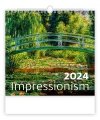 Kalendarz ścienny wieloplanszowy Impressionism 2024 - okładka