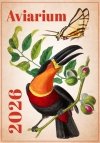 H16 Kalendarz ścienny wieloplanszowy Aviarium PTAKI 2026 Z NADRUKIEM