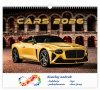 H22 Kalendarz ścienny wieloplanszowy Cars 2026 Z NADRUKIEM