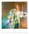 Kalendarz ścienny wieloplanszowy Alfons Mucha 2025 - exclusive edition - marzec 2025