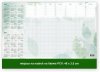 Ekologiczny biuwar B3 na rok 2024 26-kartkowy z listwą PCV zieloną