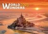 Kalendarz ścienny wieloplanszowy World Wonders 2023 - okładka 