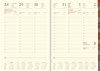 Kalendarz książkowy 2021 B5 tygodniowy papier chamois wycinane registry 
