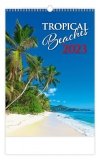 Kalendarz ścienny wieloplanszowy Tropical Beaches 2023 - okładka
