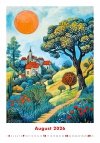 H21 Kalendarz ścienny wieloplanszowy Art Naive 2026 Z NADRUKIEM