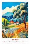 H21 Kalendarz ścienny wieloplanszowy Art Naive 2026 Z NADRUKIEM