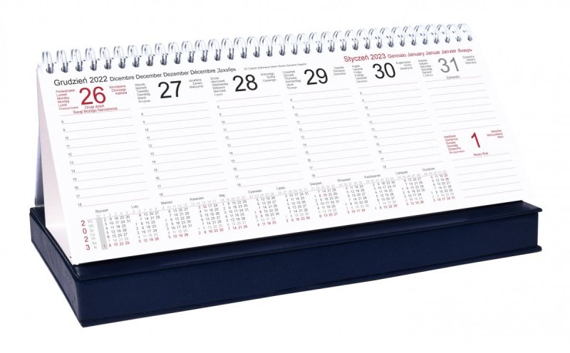 Kalendarz biurkowy tygodniowy na rok szkolny 2022/2023 Z PIÓRNIKIEM