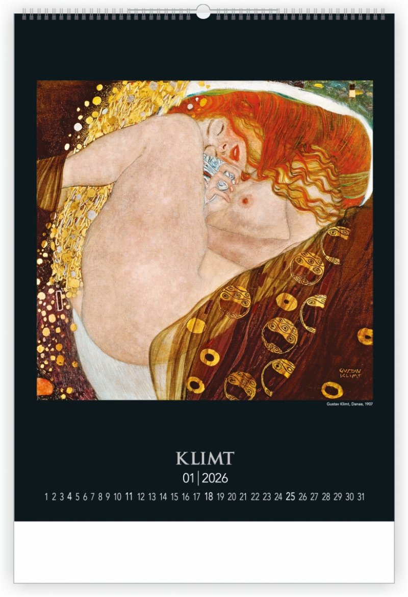 C05 Kalendarz ścienny wieloplanszowy Gustav Klimt 2026