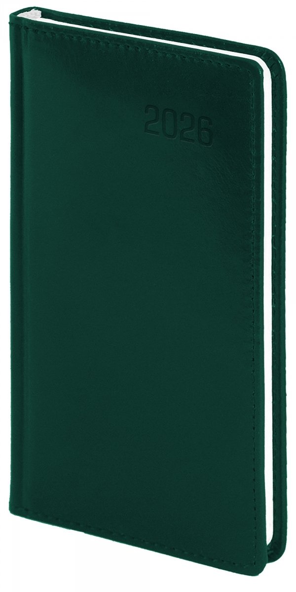 kalendarz na rok 2026 w oprawie ze skóry naturalnej