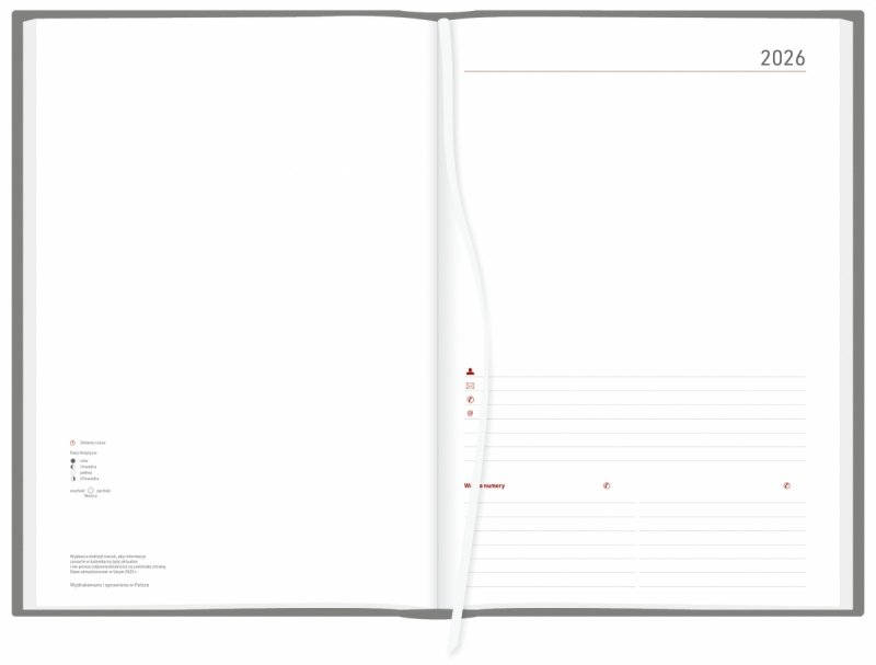 miejsce na dane oraz ważne numery telefonów