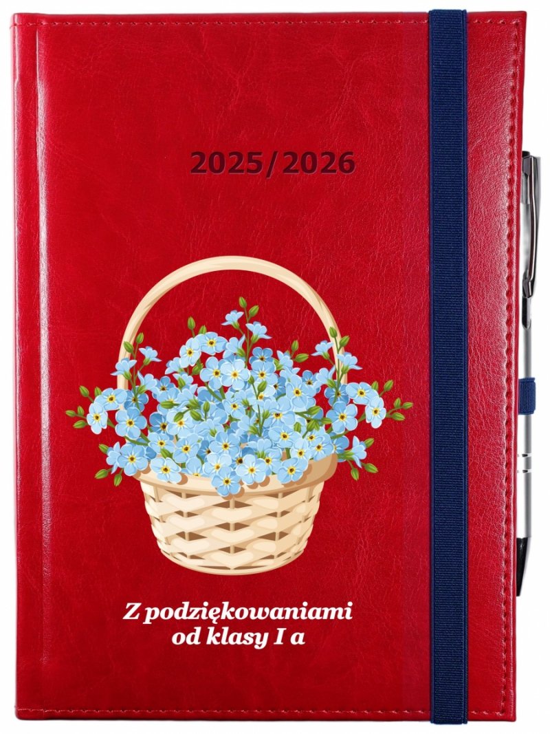 okładka kalendarza nauczyciela z nadrukiem UV
