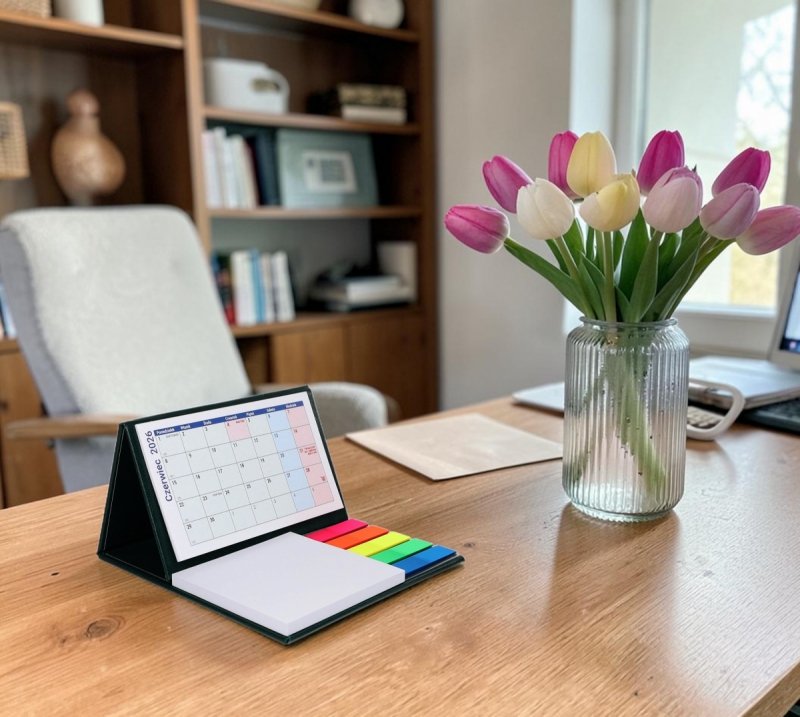 kalendarz biurkowy MINI szkolny na rok 2026/27 dla uczniów