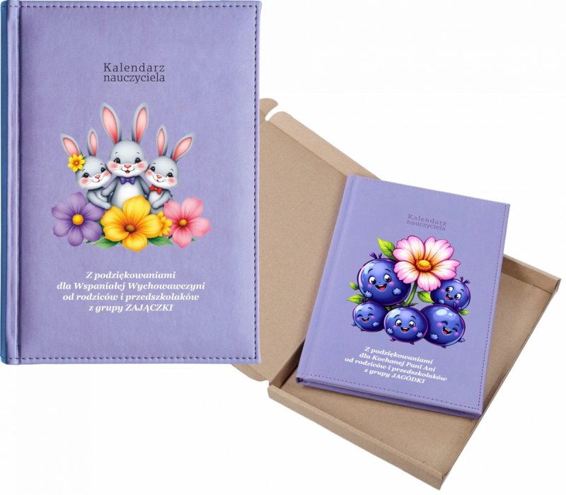 kalendarz dla nauczyciela na rok 2026/2027 z pudełkiem w komplecie