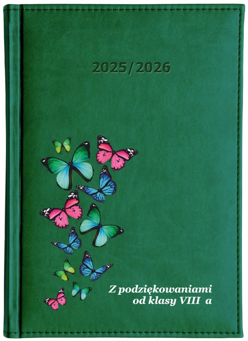 kalendarz książkowy na rok szkolny 2025/2026 z dedykacją dla nauczyciela