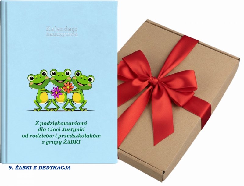 kalendarz dla nauczyciela na rok 2026/2027 z pudełkiem w komplecie