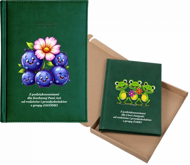 kalendarz dla nauczyciela na rok 2026/2027 z pudełkiem w komplecie