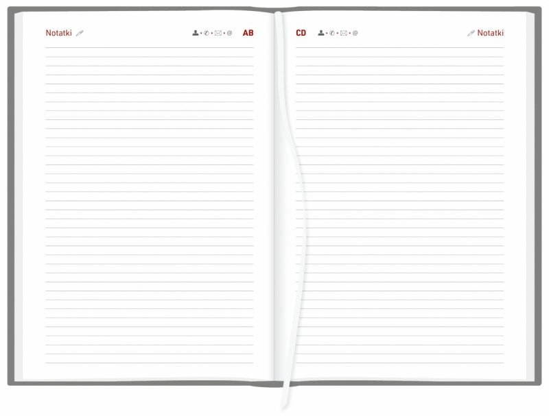 notes teleadresowy w kalendarzu na 2026