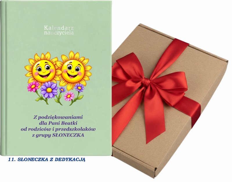 kalendarz dla nauczyciela na rok 2026/2027 z pudełkiem w komplecie