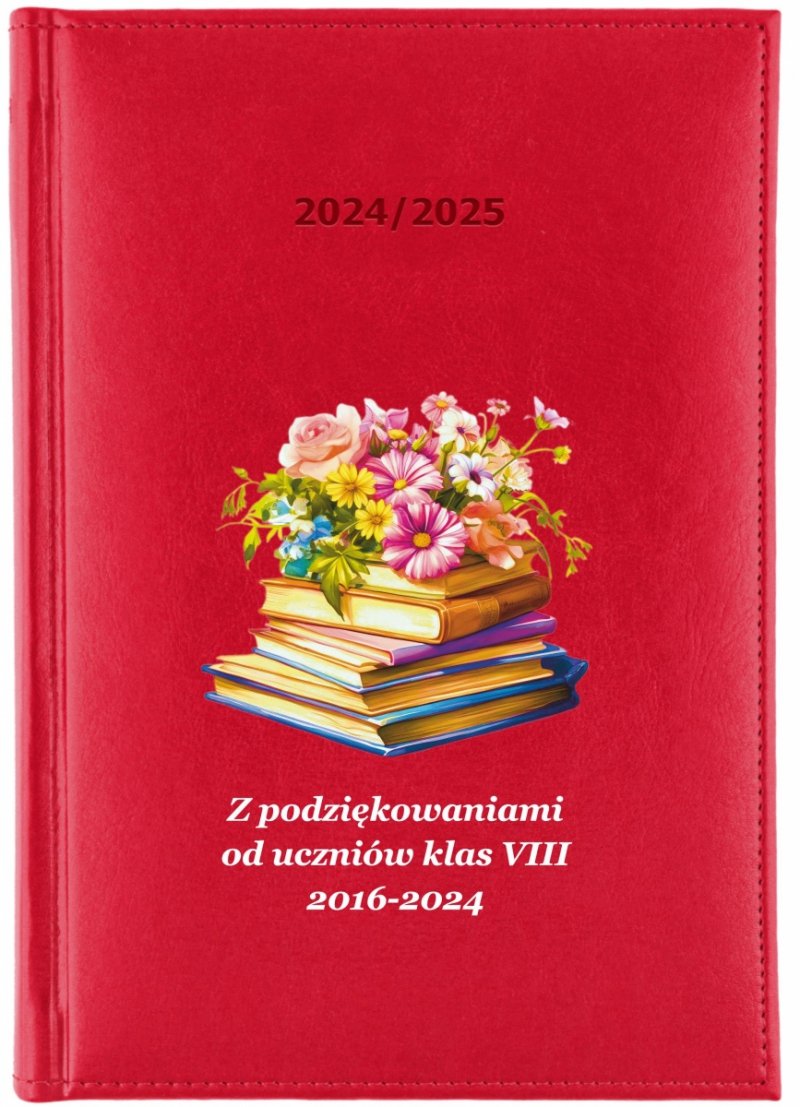 Kalendarz z dedykacją dla nauczyciela