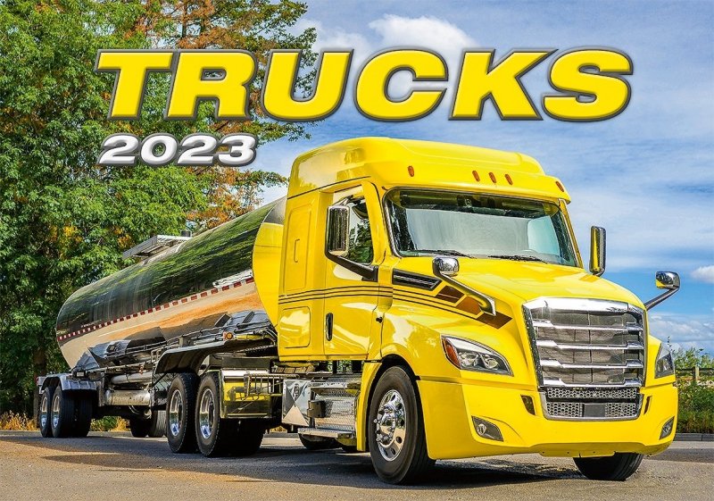 Kalendarz ścienny wieloplanszowy Trucks 2023 - okładka 