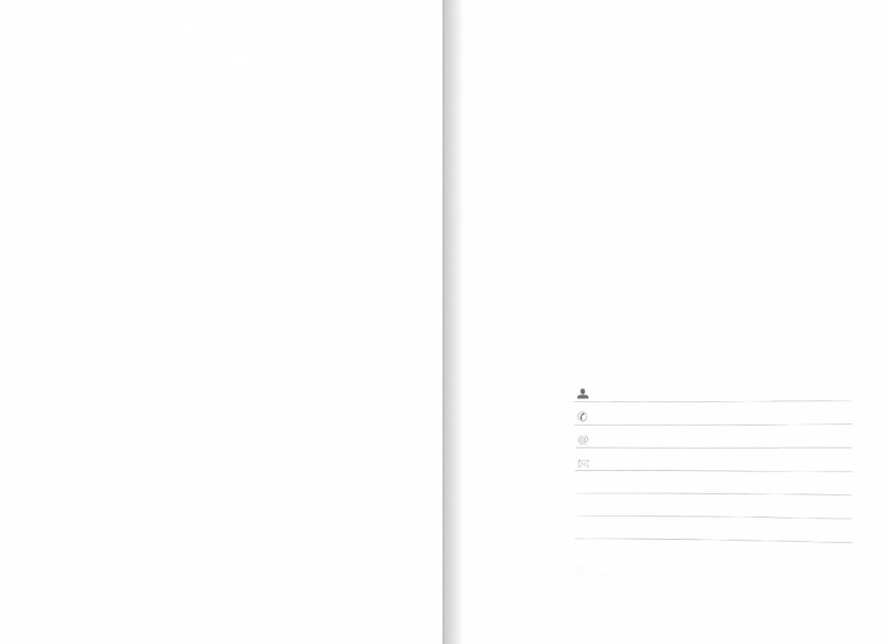 Notes A5 papier biały w kratkę - strona tytułowa