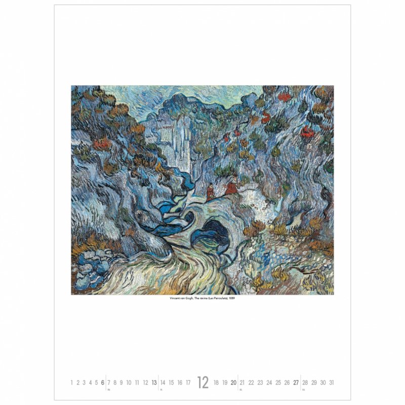 C02 Kalendarz ścienny wieloplanszowy Vincent Van Gogh 2026 Z NADRUKIEM