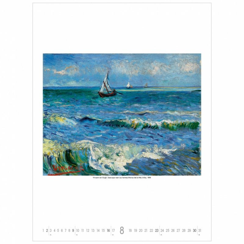 C02 Kalendarz ścienny wieloplanszowy Vincent Van Gogh 2026 Z NADRUKIEM