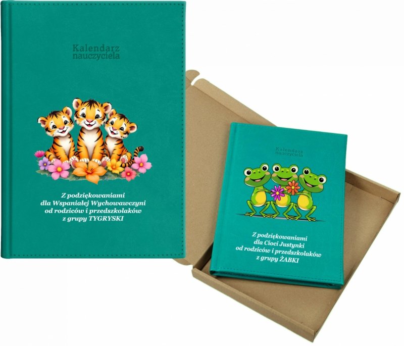 kalendarz dla nauczyciela na rok 2026/2027 z pudełkiem w komplecie