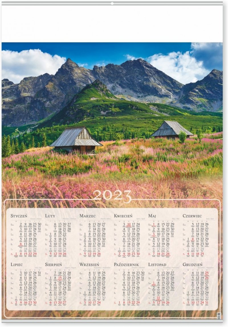 Kalendarz plakatowy na rok 2023