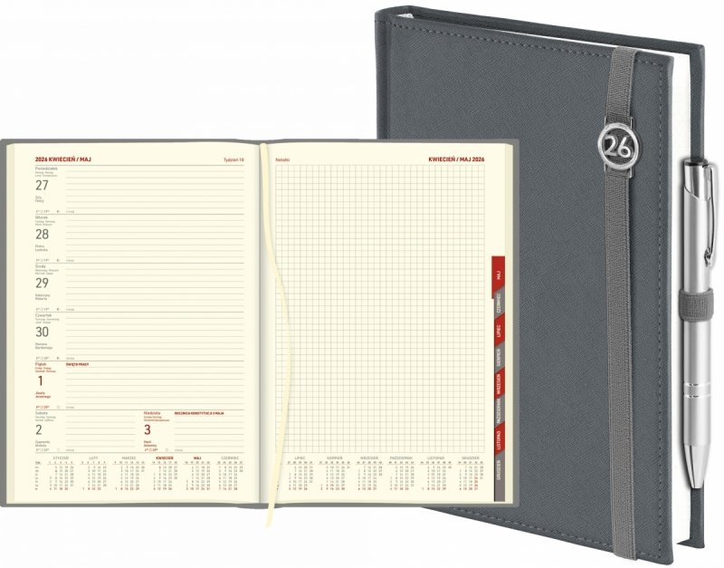 Oprawa kalendarza zamykanego na gumkę