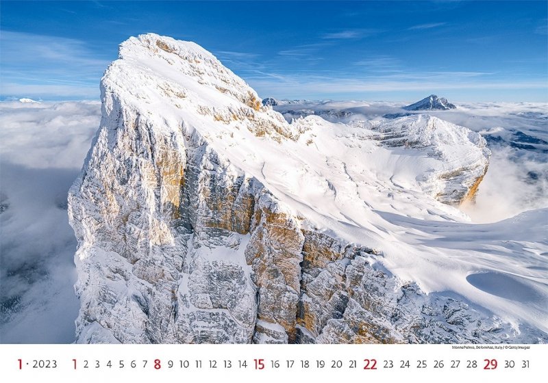 Kalendarz ścienny wieloplanszowy Alps 2023 - styczeń 2023