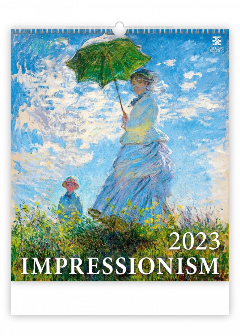 Kalendarz ścienny wieloplanszowy Impressionism 2023 - exclusive edition - okładka