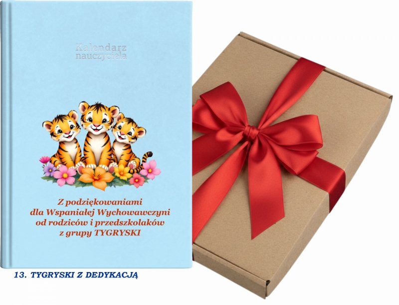 kalendarz dla nauczyciela na rok 2026/2027 z pudełkiem w komplecie