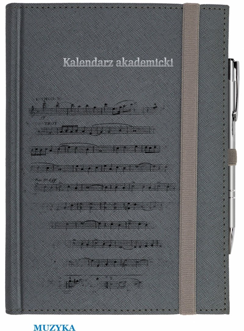 kalendarz z nadrukiem na okładce - MUZYKA