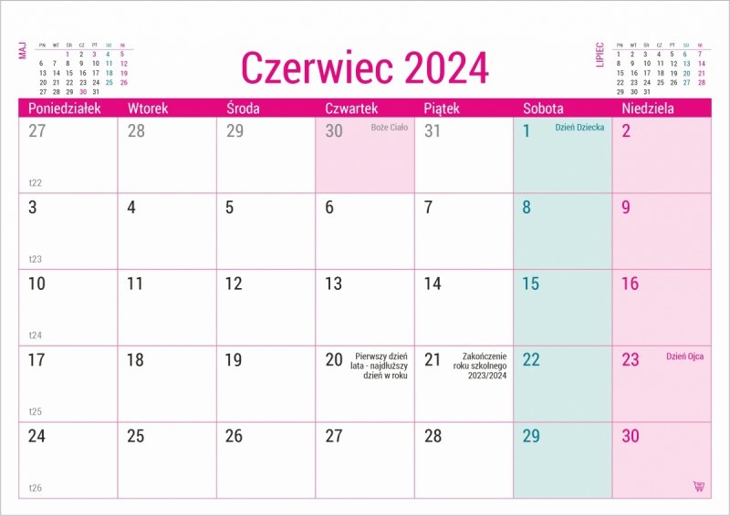 Kalendarz szkolny na rok 2024/2025
