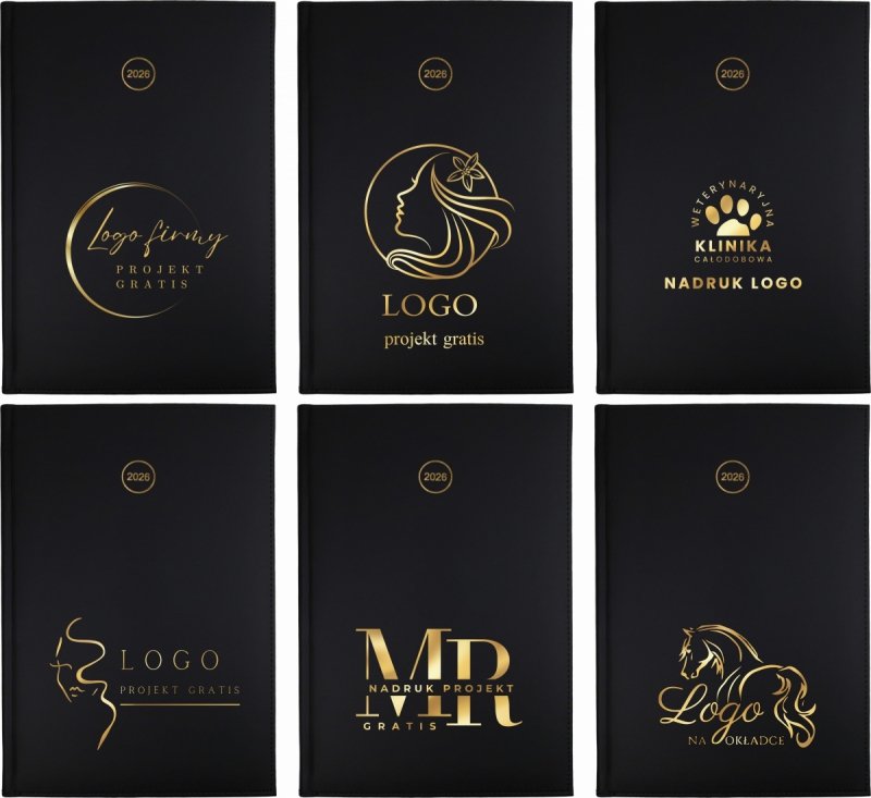 wzory okładek kalendarza na rok 2026 z twoim logo