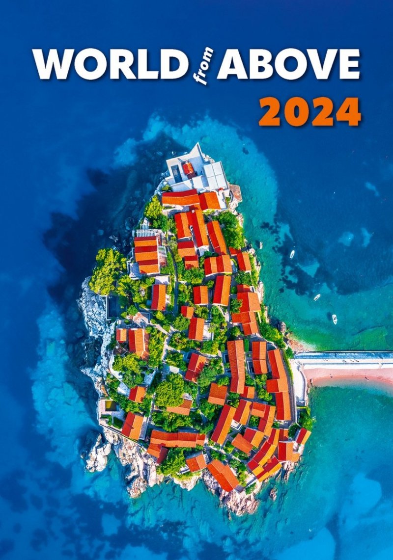 Kalendarz ścienny wieloplanszowy World from Above 2024 - okładka