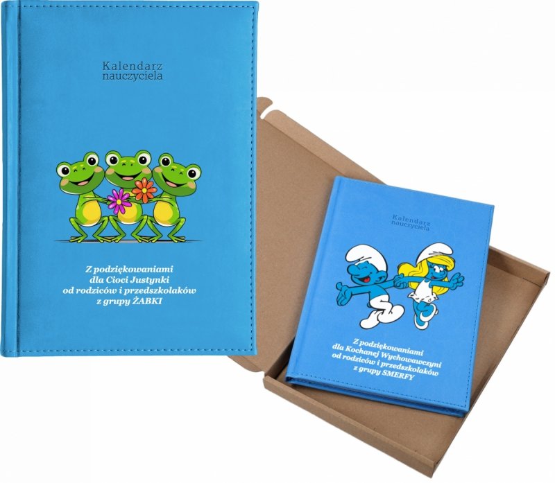 kalendarz dla nauczyciela na rok 2026/2027 z pudełkiem w komplecie