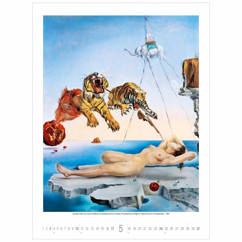 C03 Kalendarz ścienny wieloplanszowy Salvador Dali 2026