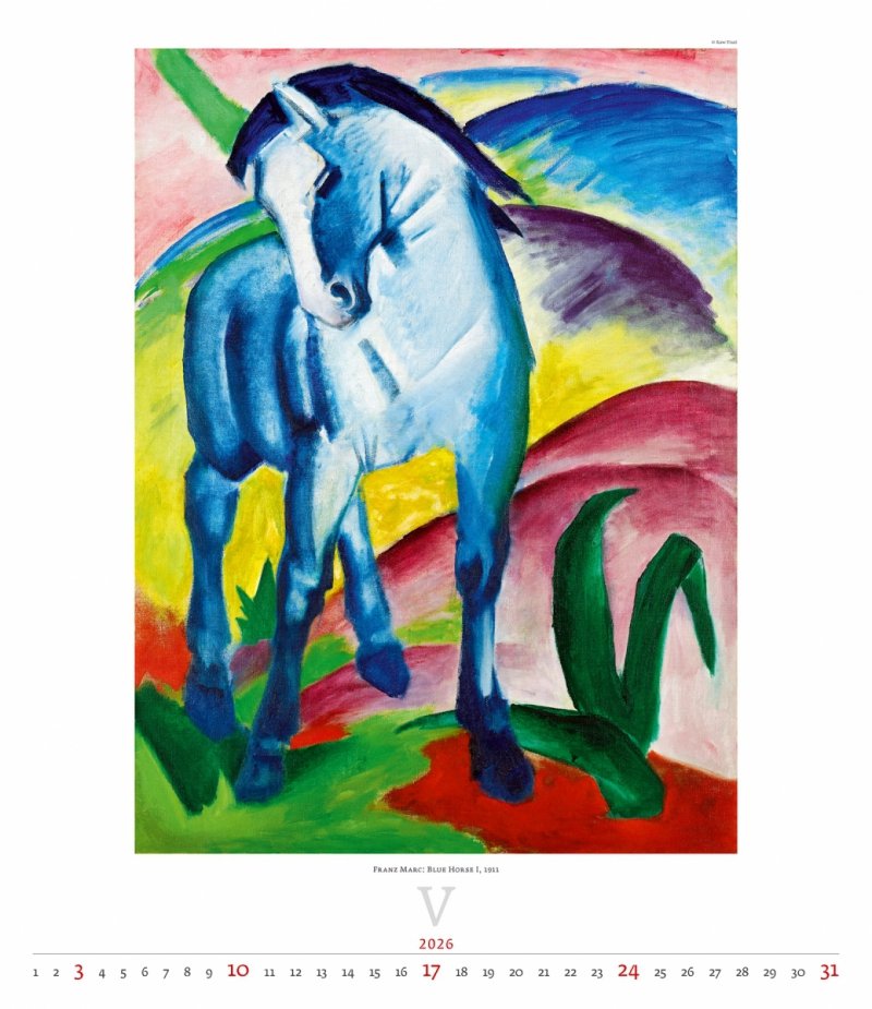 E01 Kalendarz ścienny wieloplanszowy Expressionism 2026 - exclusive edition
