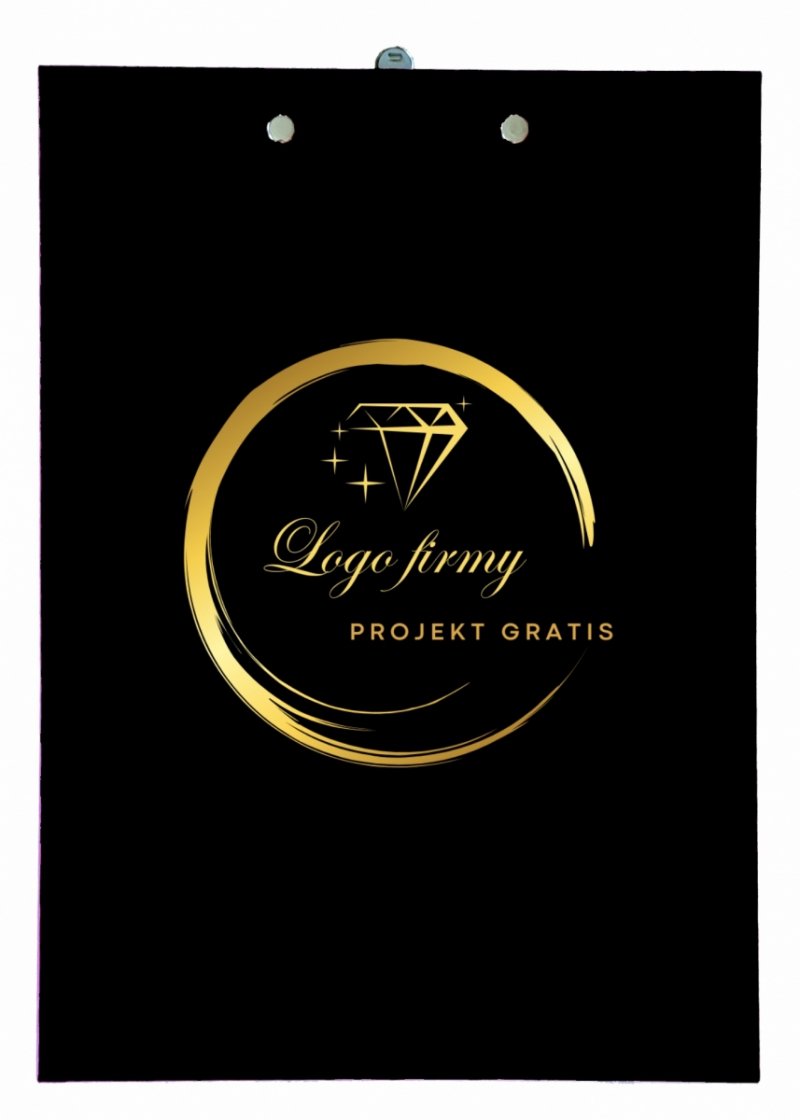 Podkładka z klipem z miejscem na długopis z własnym logo